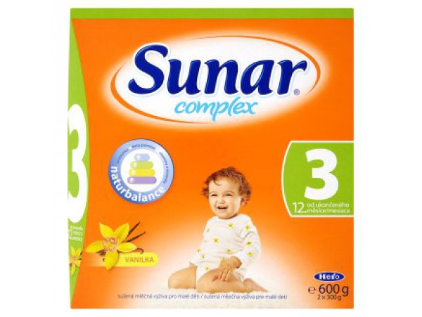 Sunar Complex 3 сухая молочная смесь с ванилью 2 х 300 г